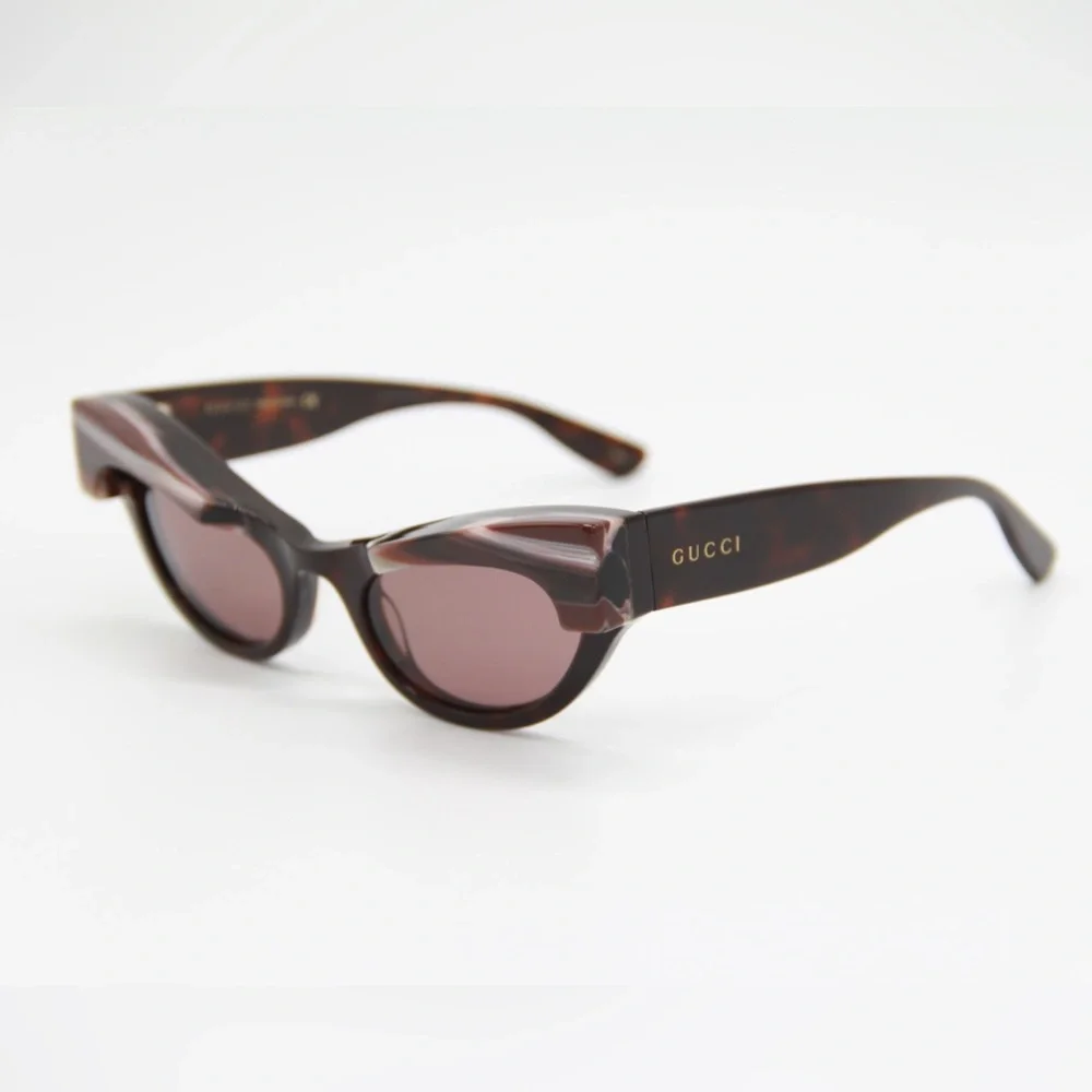 NEW GUCCI WOMEN PURPLE CAT EYE SUNGLASSES GUCCI